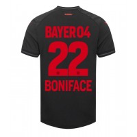 Pánský Fotbalový dres Bayer Leverkusen Victor Boniface #22 2023-24 Domácí Krátký Rukáv